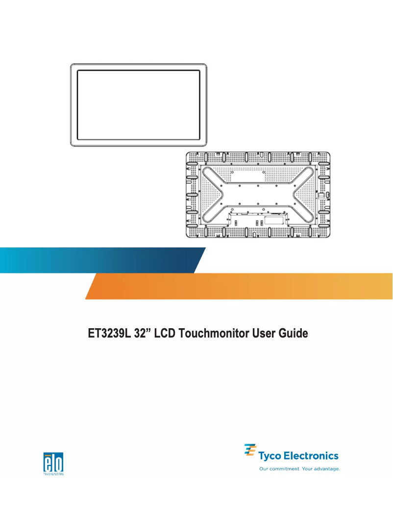 Page 1 de la notice Manuel utilisateur Elo 3239L
