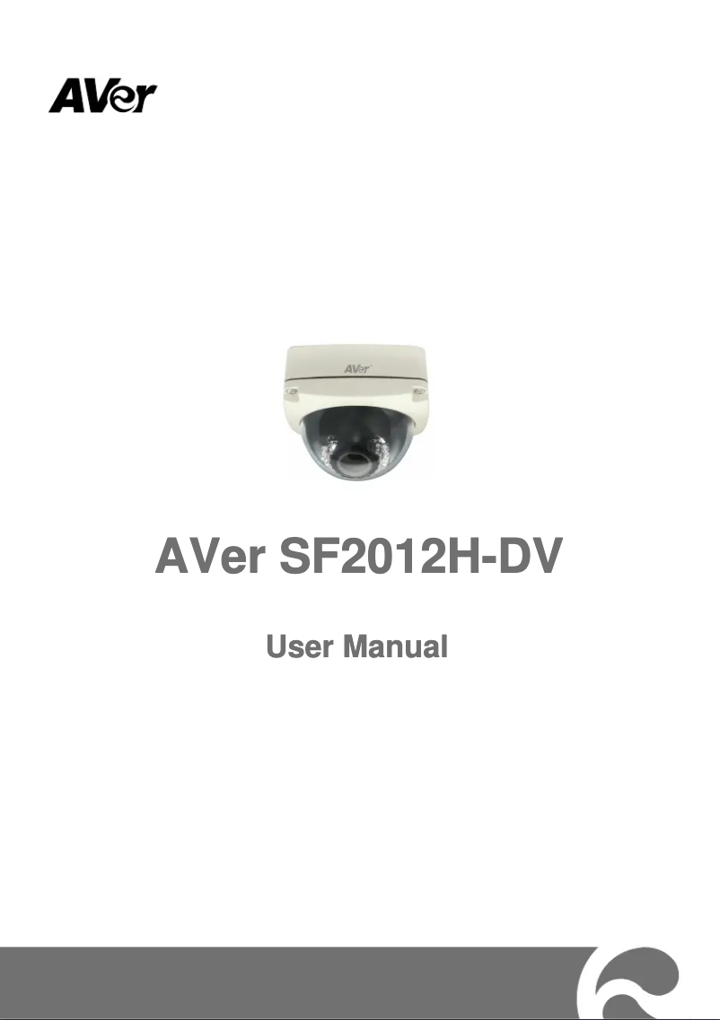 Page 1 de la notice Manuel utilisateur AVer SF2012H