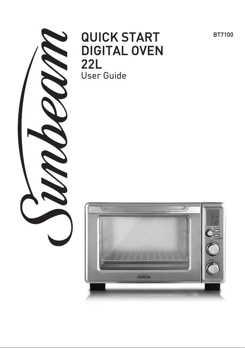 Página 1 del manual Manual de usuario Sunbeam Quick Start BT7100