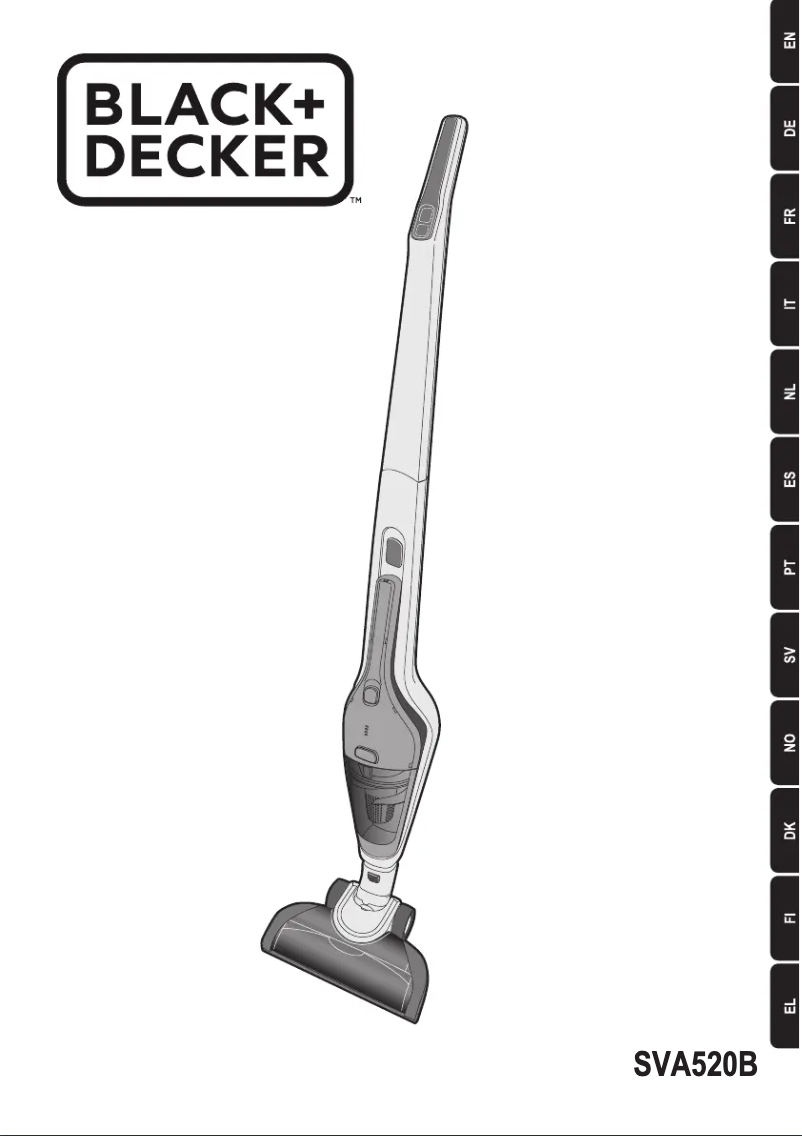 Page n°1 - Manuel utilisateur Black & Decker SVA520B