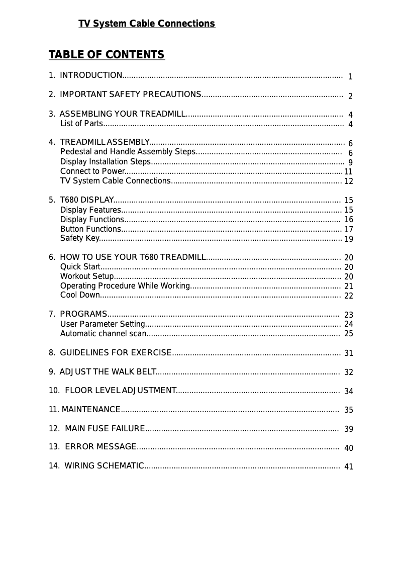 Image de la première page du manuel de l'appareil T680