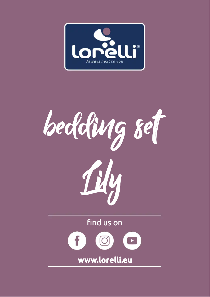 Page 1 de la notice Manuel utilisateur Lorelli Lily