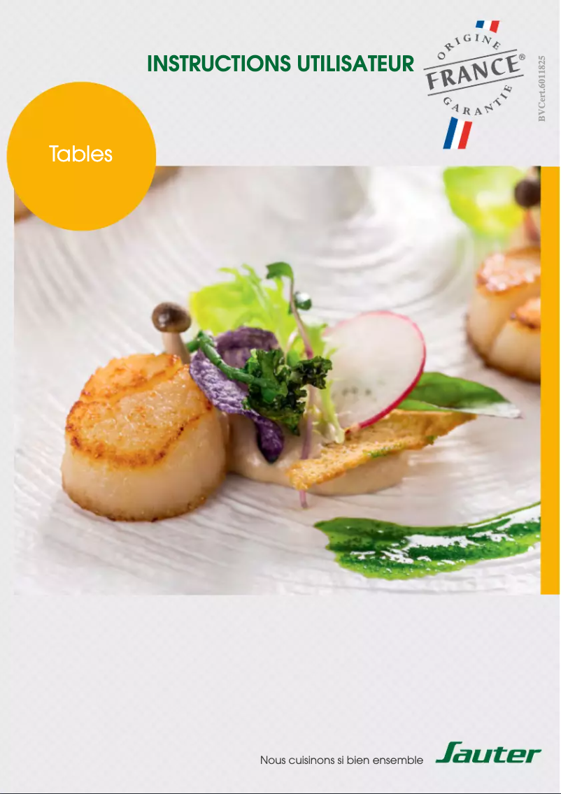 Page 1 de la notice Manuel utilisateur Sauter SPI9333B
