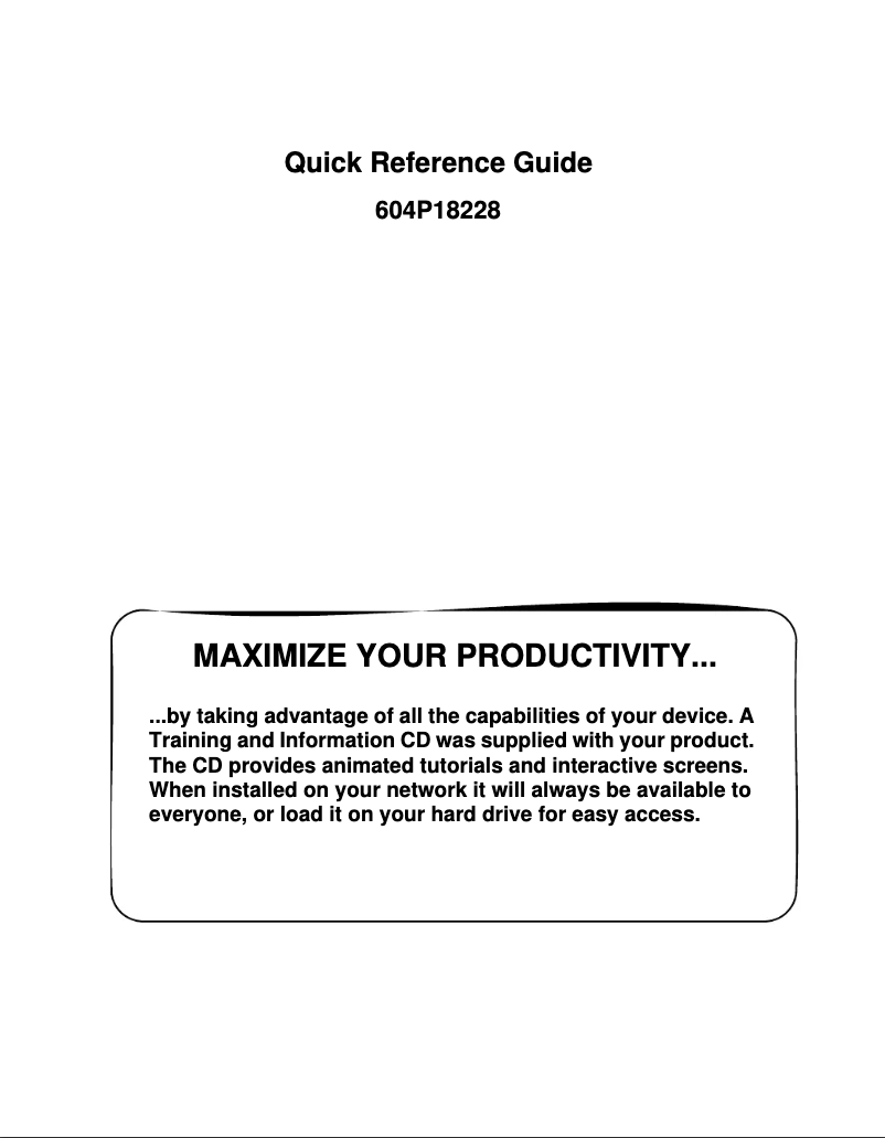 Page n°1 - Manuel utilisateur Xerox WorkCentre Pro 255