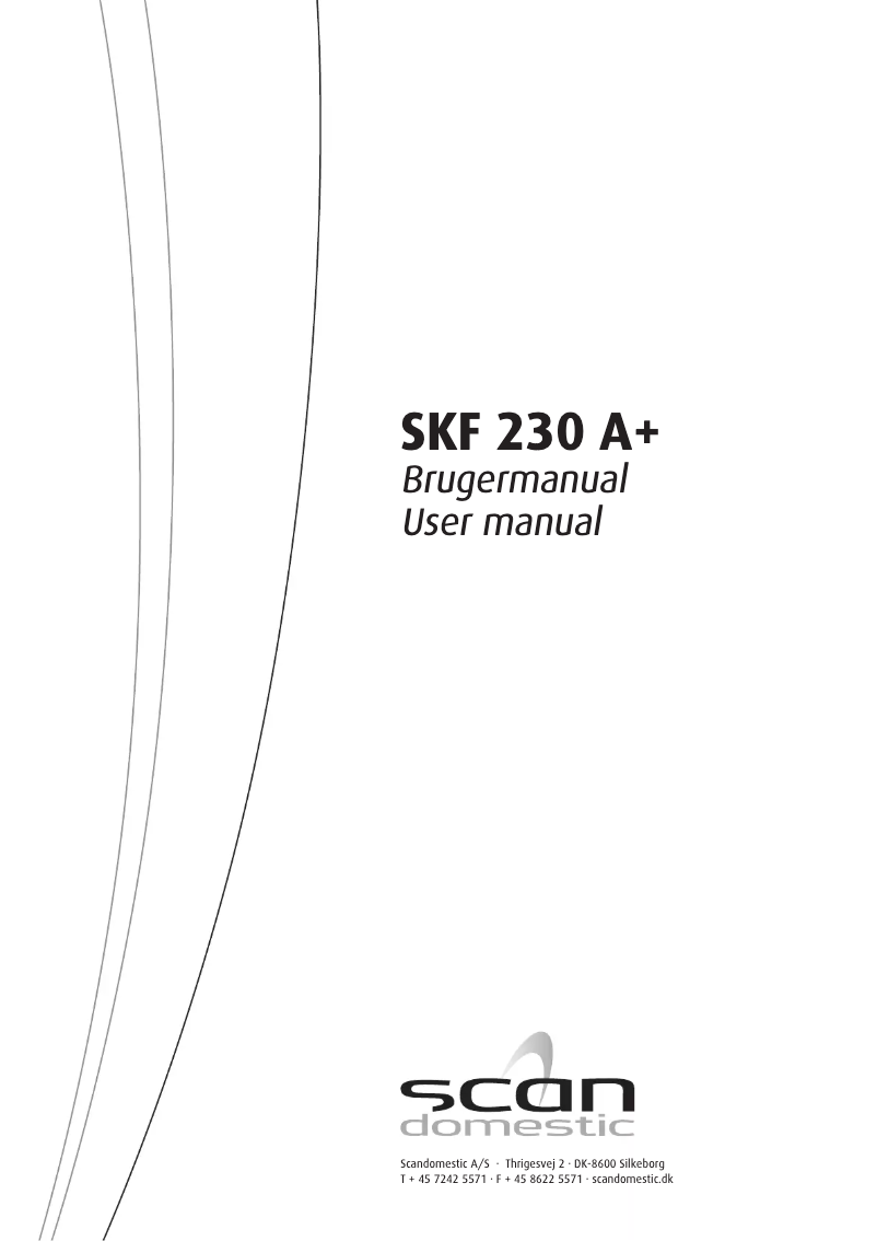 Image de la première page du manuel de l'appareil SKF 230