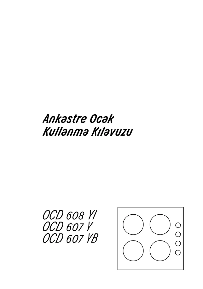 Image de la première page du manuel de l'appareil OCD 607 YB