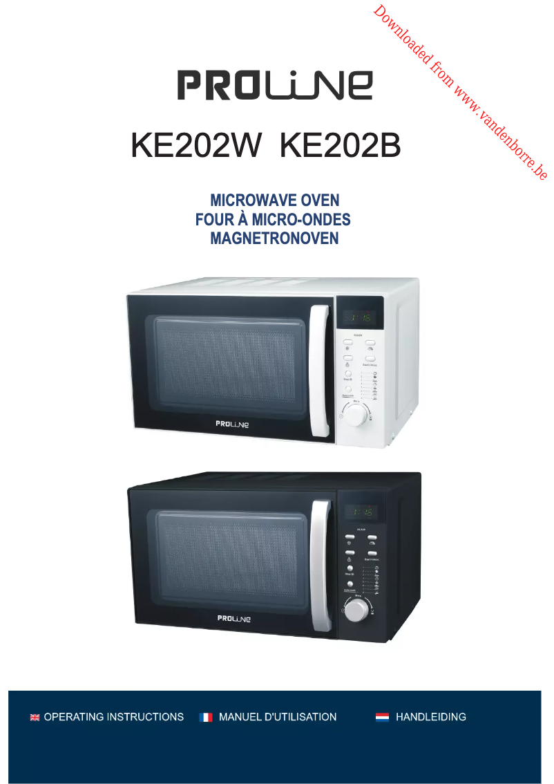 Image de la première page du manuel de l'appareil KE202W