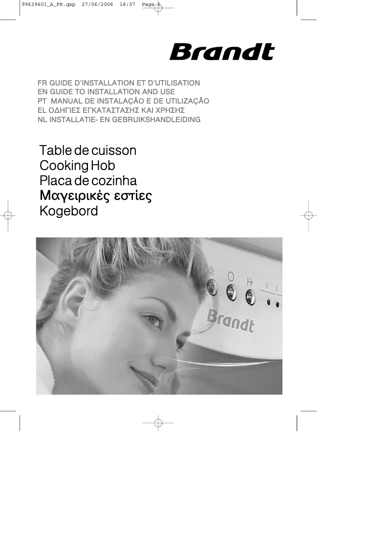 Page 1 de la notice Manuel utilisateur Brandt TV1000B