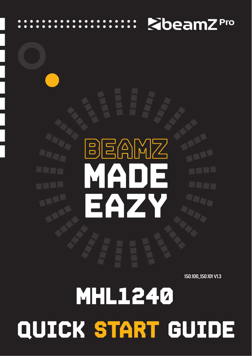 Image de la première page du manuel de l'appareil MHL1240