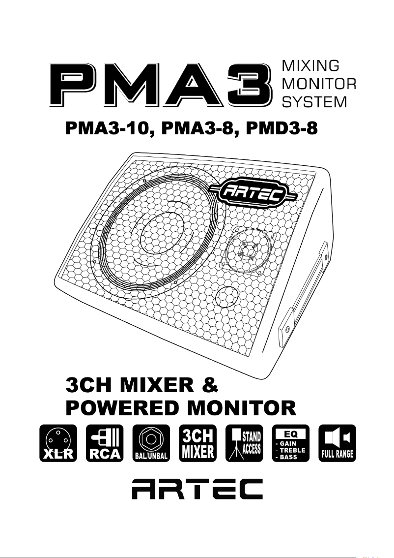 Page 1 de la notice Manuel utilisateur Artec PMD3-8