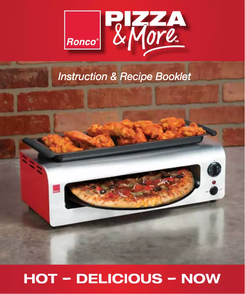 Page 1 de la notice Manuel utilisateur Ronco Pizza & More