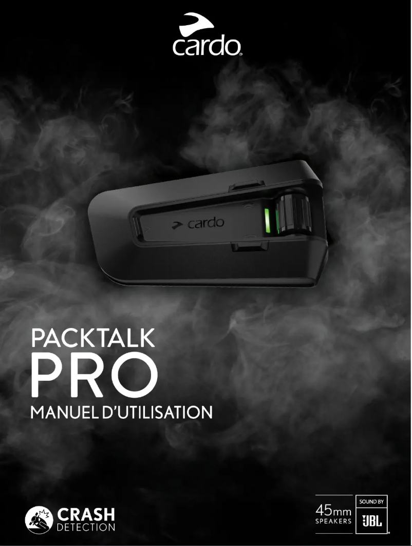 Page 1 de la notice Manuel utilisateur Cardo Packtalk Pro