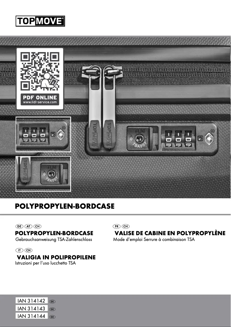 Imagen de la primera página del manual del dispositivo IAN 314144