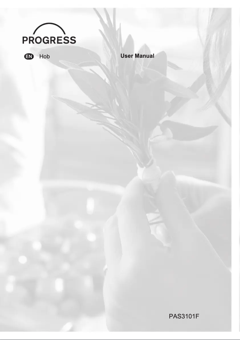 Page n°1 - Manuel utilisateur Progress PAS3101F