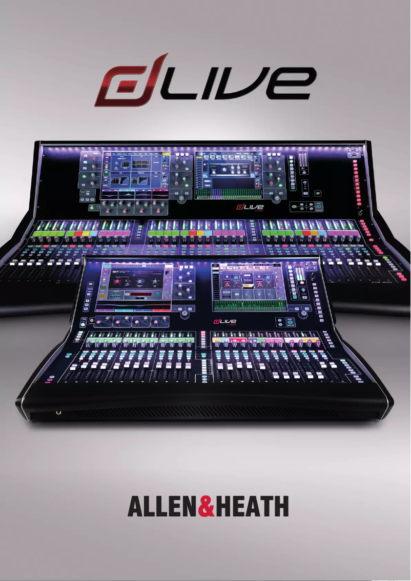 Page 1 de la notice Brochure Allen & Heath dLive CDM32