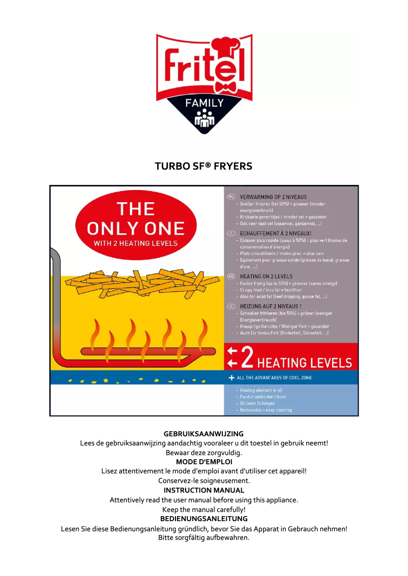 Page 1 de la notice Manuel utilisateur Fritel Turbo SF 4345