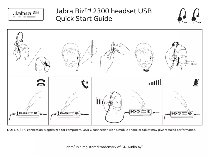 Página 1 del manual Manual de usuario Jabra BIZ 2300