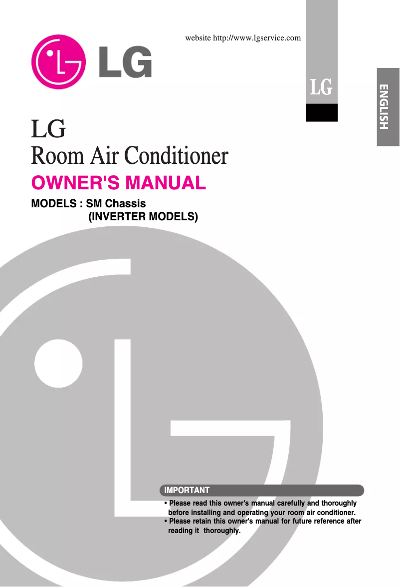 Page 1 de la notice Manuel utilisateur LG ASNW306MMH0