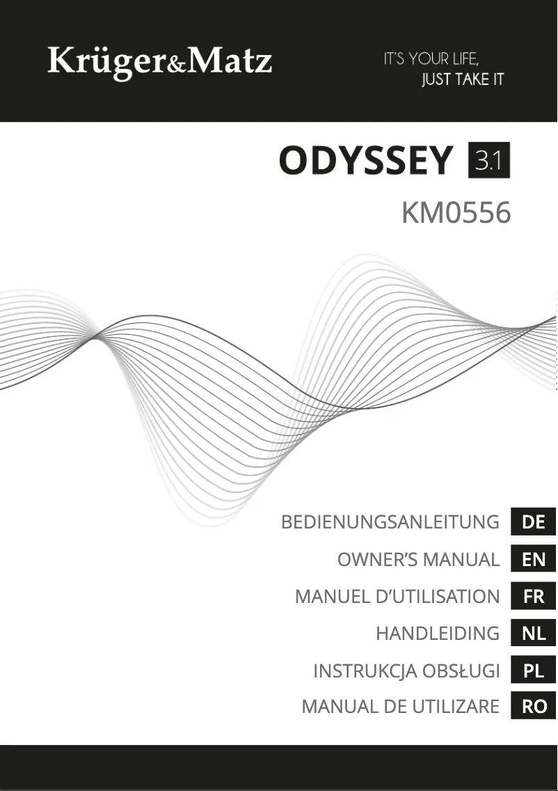 Image de la première page du manuel de l'appareil KM0556