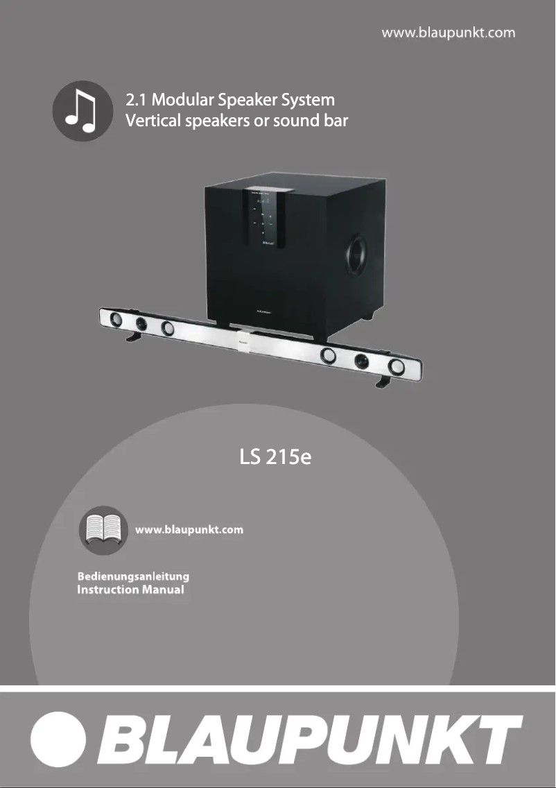 Página 1 del manual Manual de usuario Blaupunkt LS 215e
