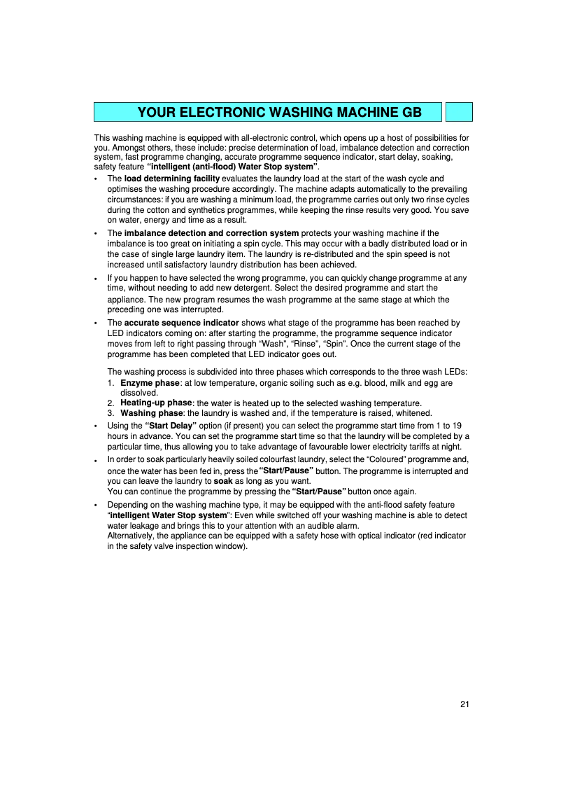 Image de la première page du manuel de l'appareil WA 6750