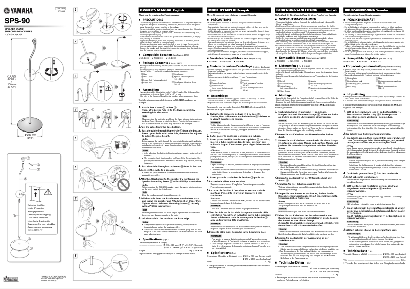 Imagen de la primera página del manual del dispositivo SPS-90