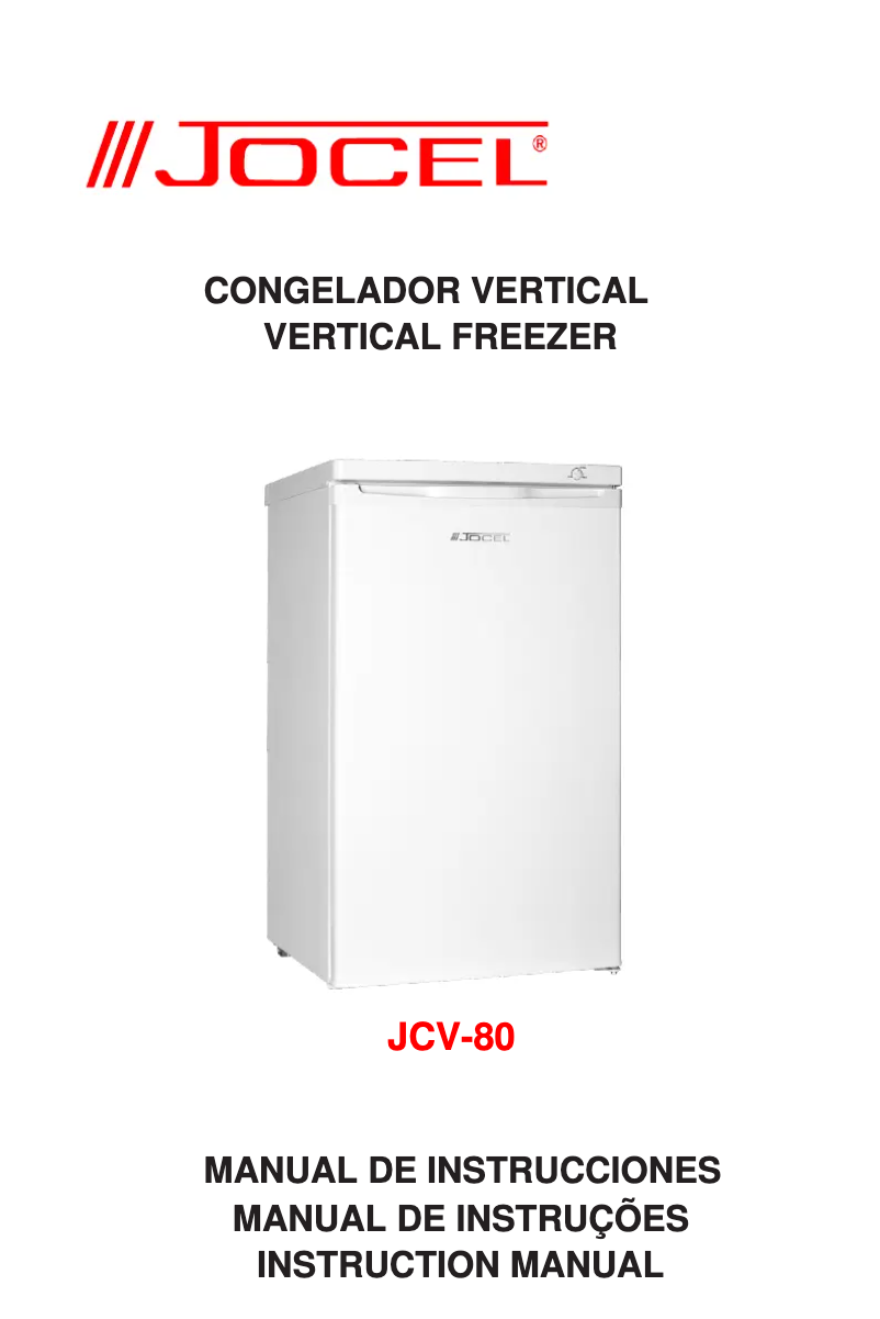 Image de la première page du manuel de l'appareil JCV-80