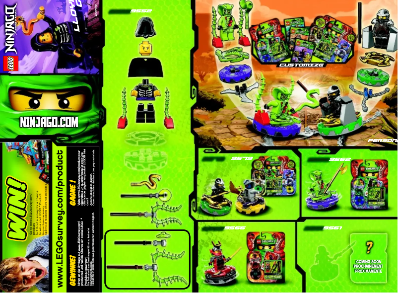 Page n°1 - Manuel utilisateur Lego Ninjago 9552