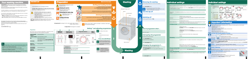 Page 1 de la notice Manuel utilisateur Bosch WAQ24378EE
