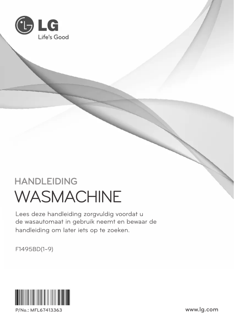 Page n°1 - Manuel utilisateur LG F1495BD
