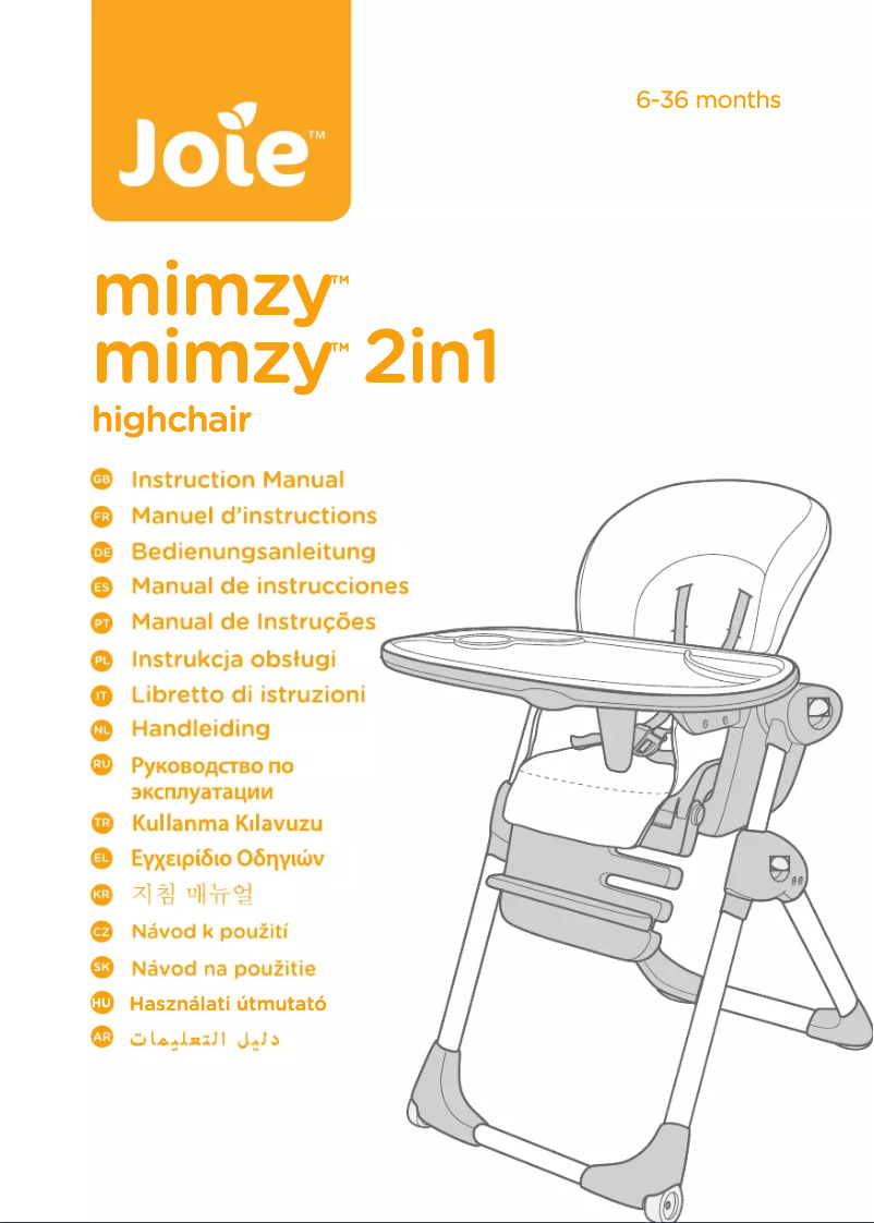 Image de la première page du manuel de l'appareil Mimzy 2In1