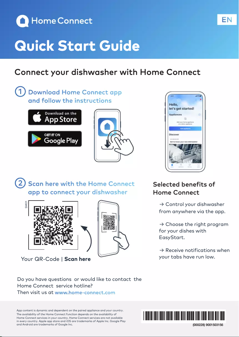 Page n°1 - Manuel utilisateur Bosch SMS6HMW76Q
