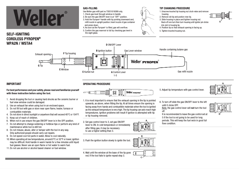 Image de la première page du manuel de l'appareil WPA2N