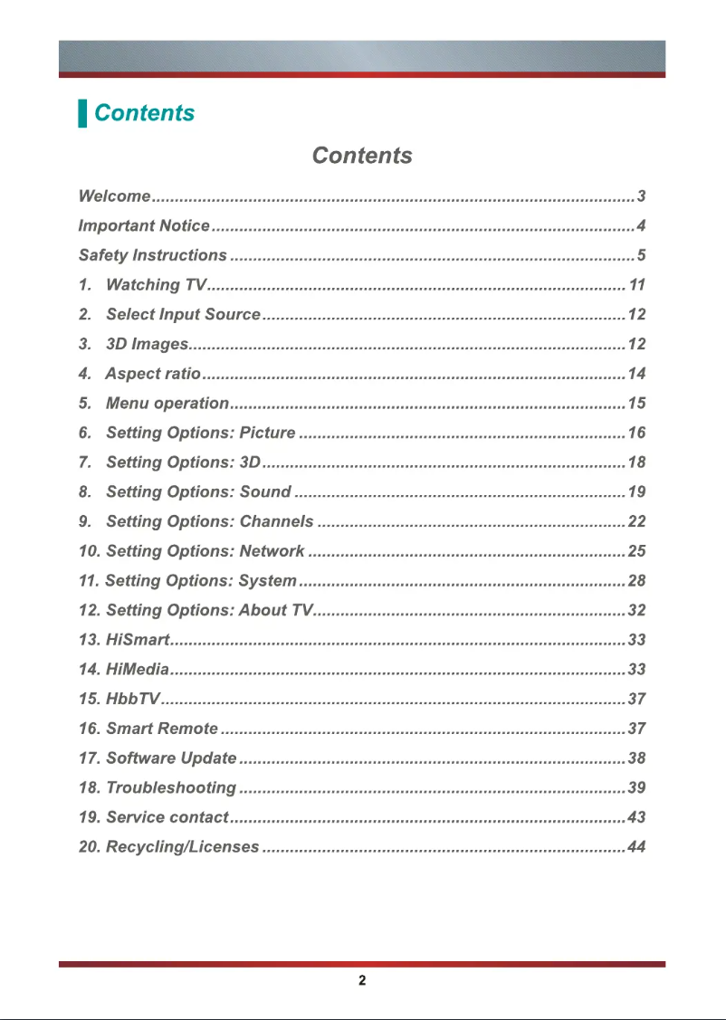 Image de la première page du manuel de l'appareil LTDN40K370WSEU