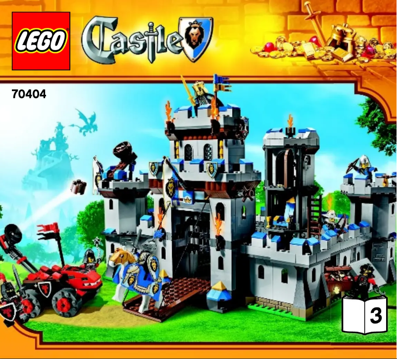 Page 1 de la notice Manuel utilisateur Lego Castle 70404