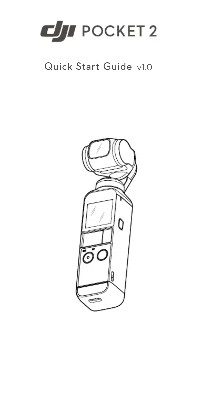 Page n°1 - Guide de démarrage rapide DJI Pocket 2