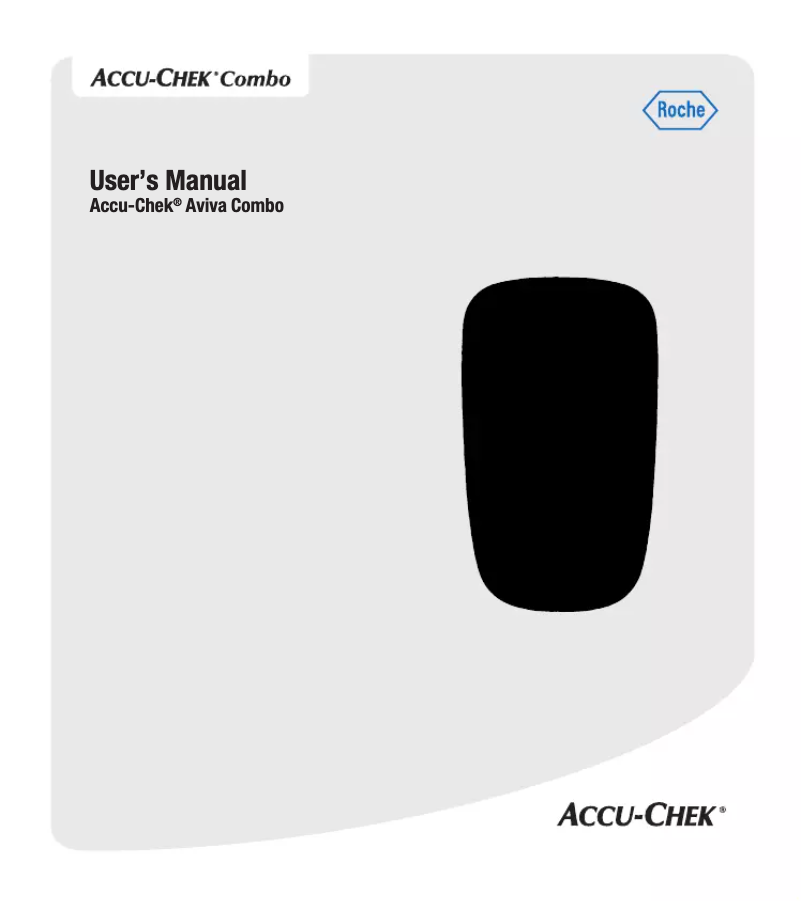 Page 1 de la notice Manuel utilisateur Accu-Chek Aviva Combo Handset