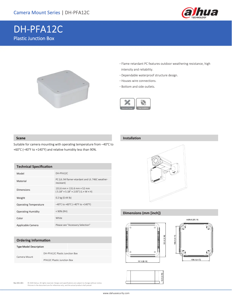 Image de la première page du manuel de l'appareil PFA12C