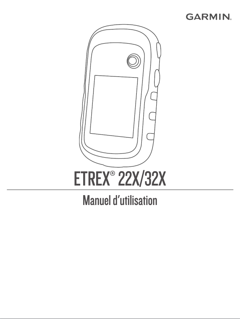 Imagen de la primera página del manual del dispositivo eTrex 32x