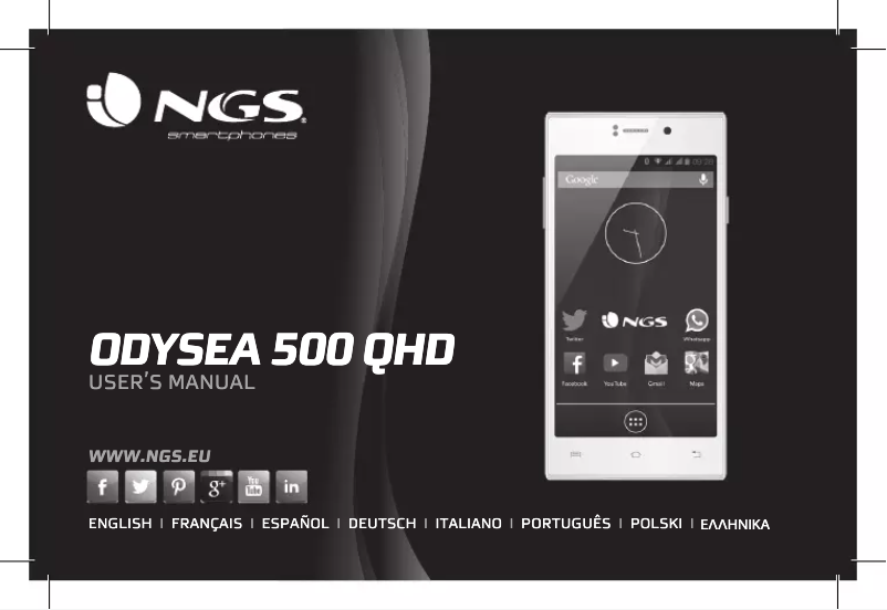 Image de la première page du manuel de l'appareil Odysea 500 QHD
