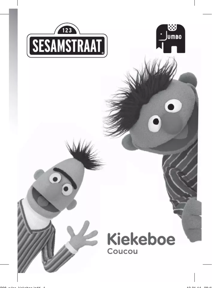 Image de la première page du manuel de l'appareil Sesamstraat Kiekeboe