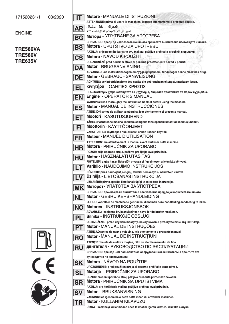 Page n°1 - Manuel utilisateur Stiga Tornado 6108 HW