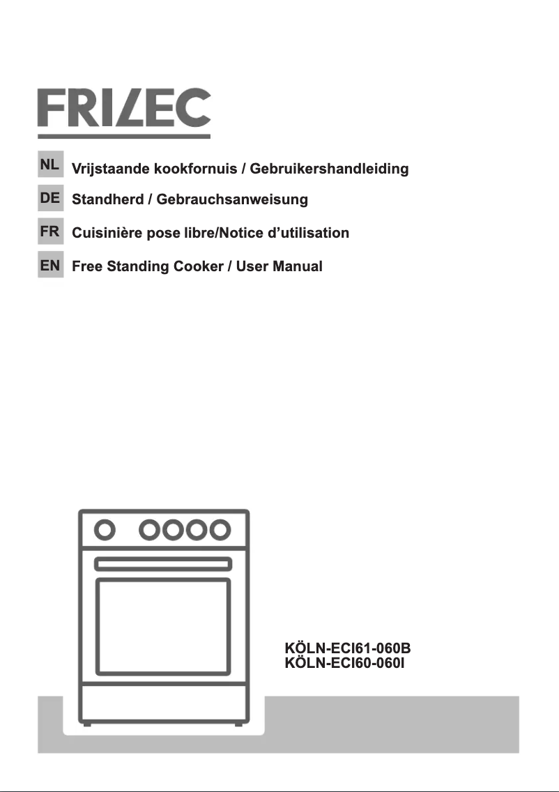 Image de la première page du manuel de l'appareil KOLN-ECI61-060B