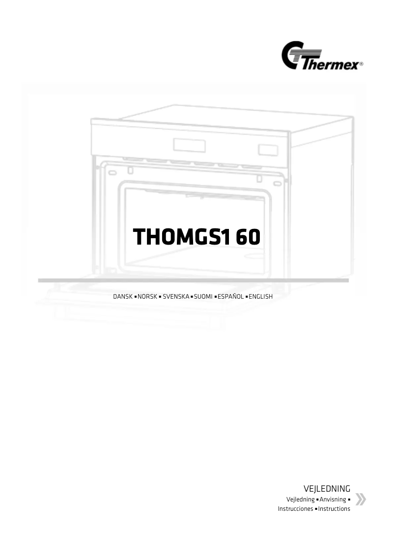 Page n°1 - Manuel utilisateur Thermex THOMGS1 60