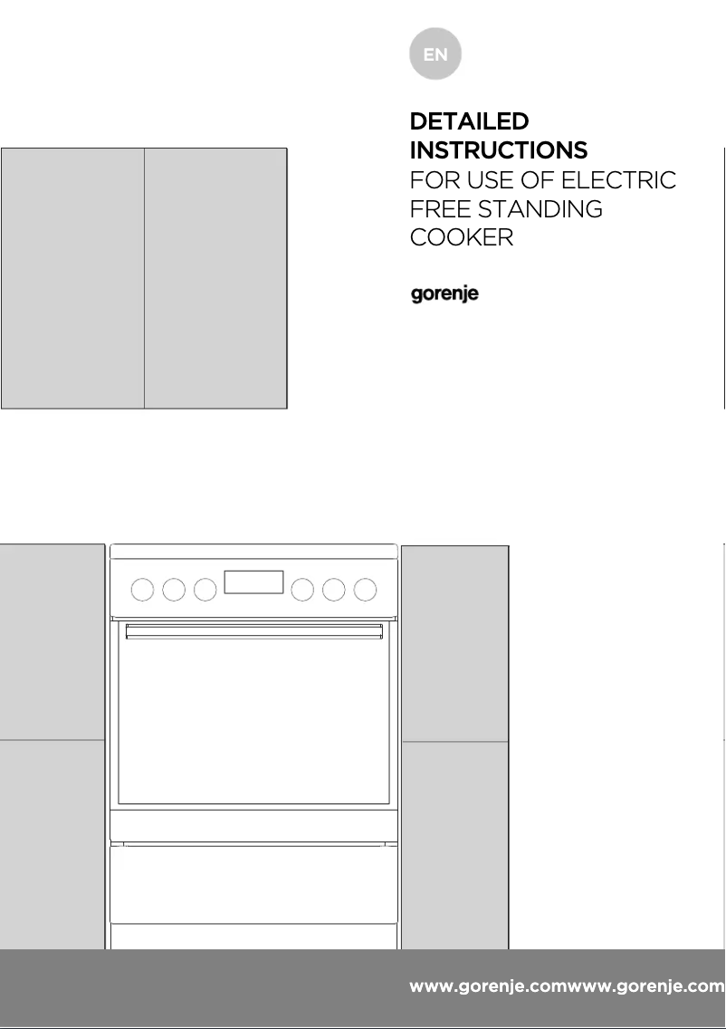 Página 1 del manual Manual de usuario Gorenje EC647A21WV