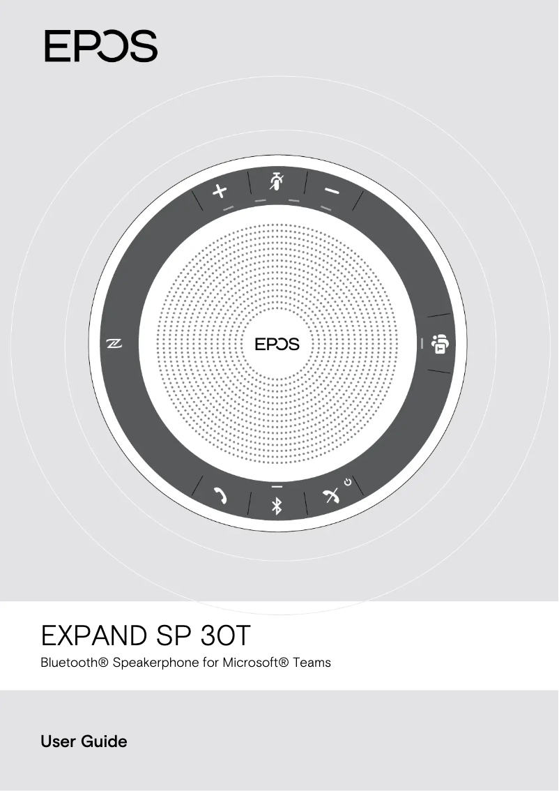 Imagen de la primera página del manual del dispositivo EXPAND SP 30T