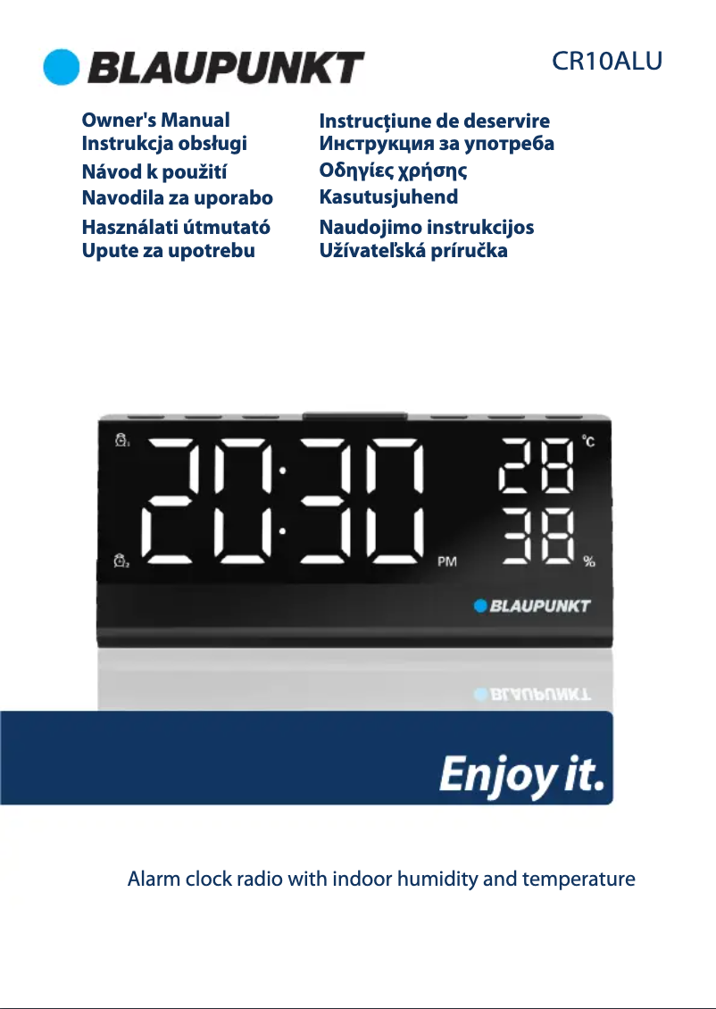 Page 1 de la notice Manuel utilisateur Blaupunkt CR10