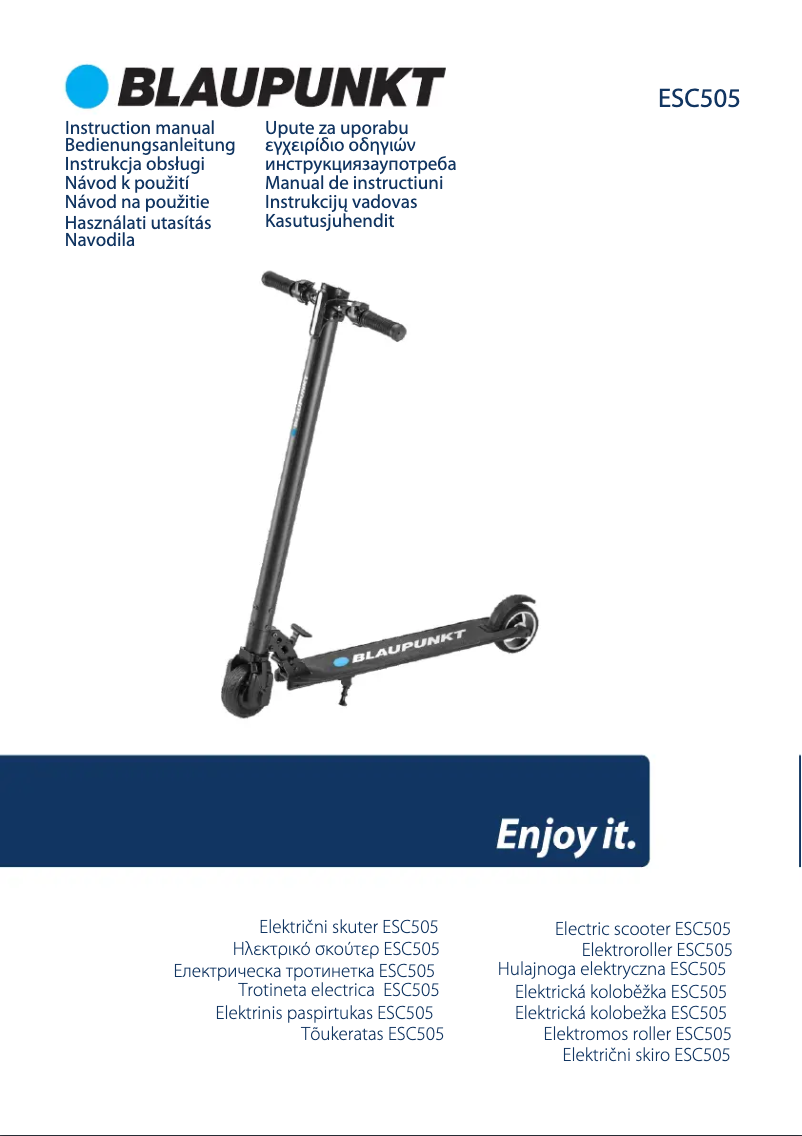 Page 1 de la notice Mode d'emploi Blaupunkt ESC505