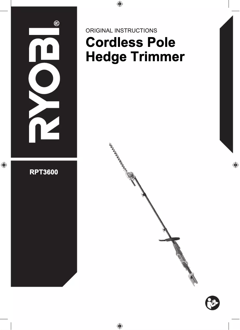 Page n°1 - Manuel utilisateur RYOBI RPT3600