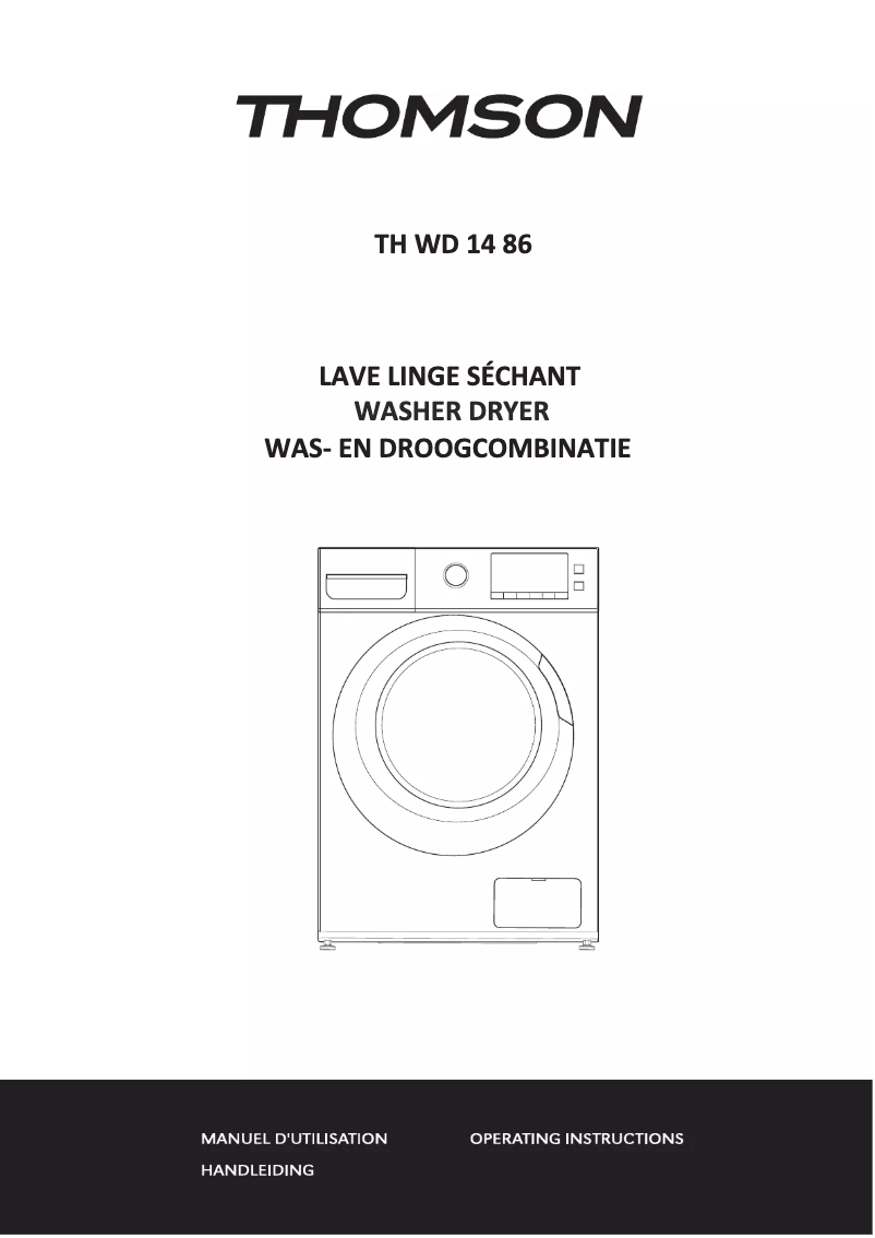 Page 1 de la notice Manuel utilisateur Thomson TH WD 14860 WH